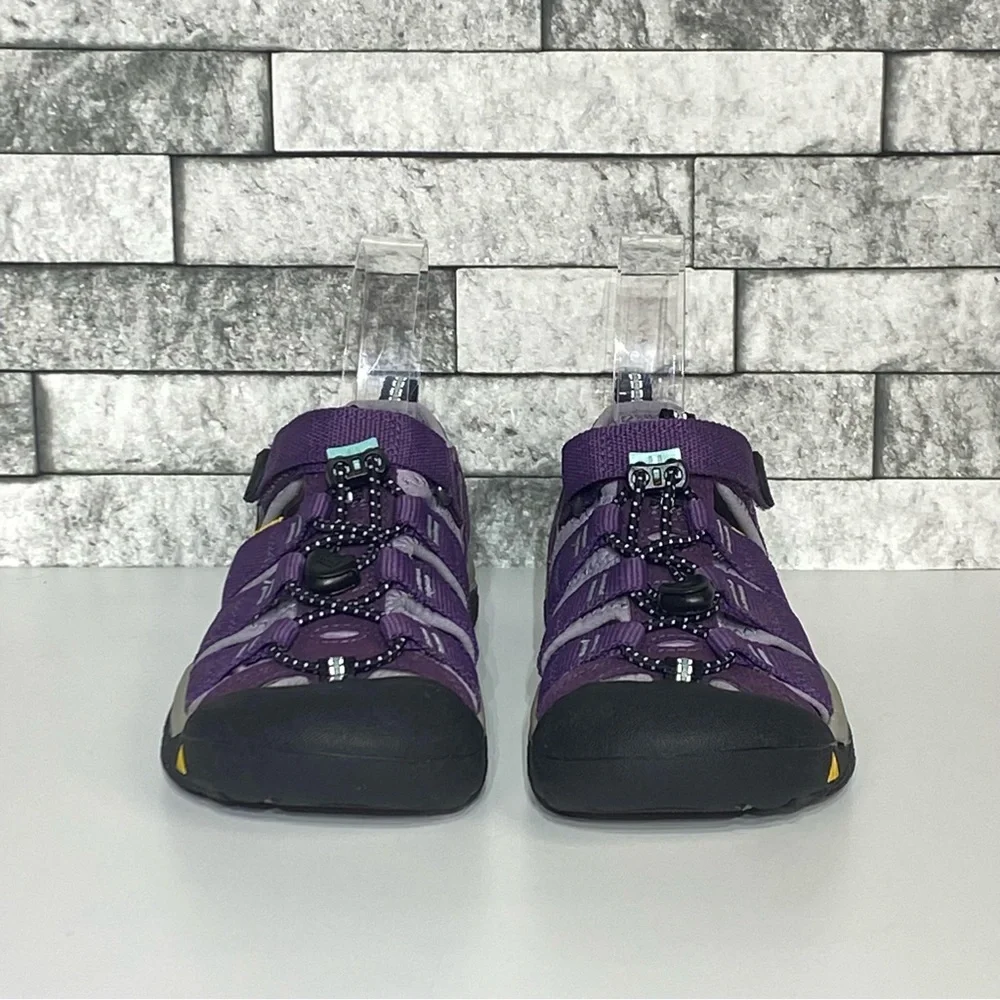 Keen Hiking Sandals Youth 2 Purple Closed Toe Waterproof Sandals - Picture 2 of 8